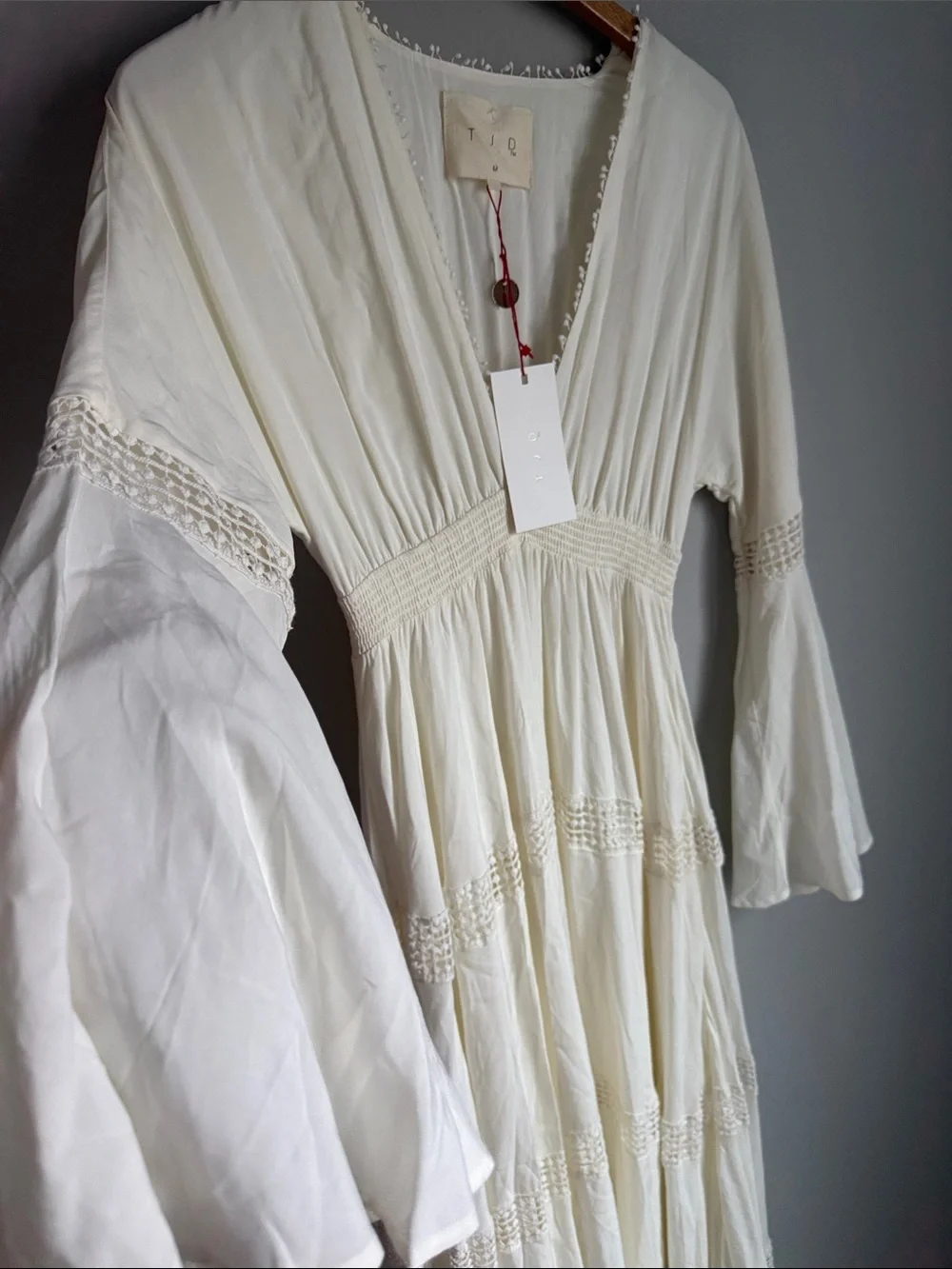 NEW The Jetset Diaries hammock maxi dress in Ivory Medium